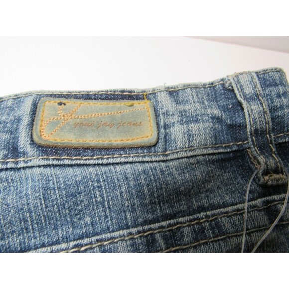 Boho Yoni Jay Denim Jeans Beaded 38" Waist x 32" Bohemian Bell Bottoms - Picture 10 of 15